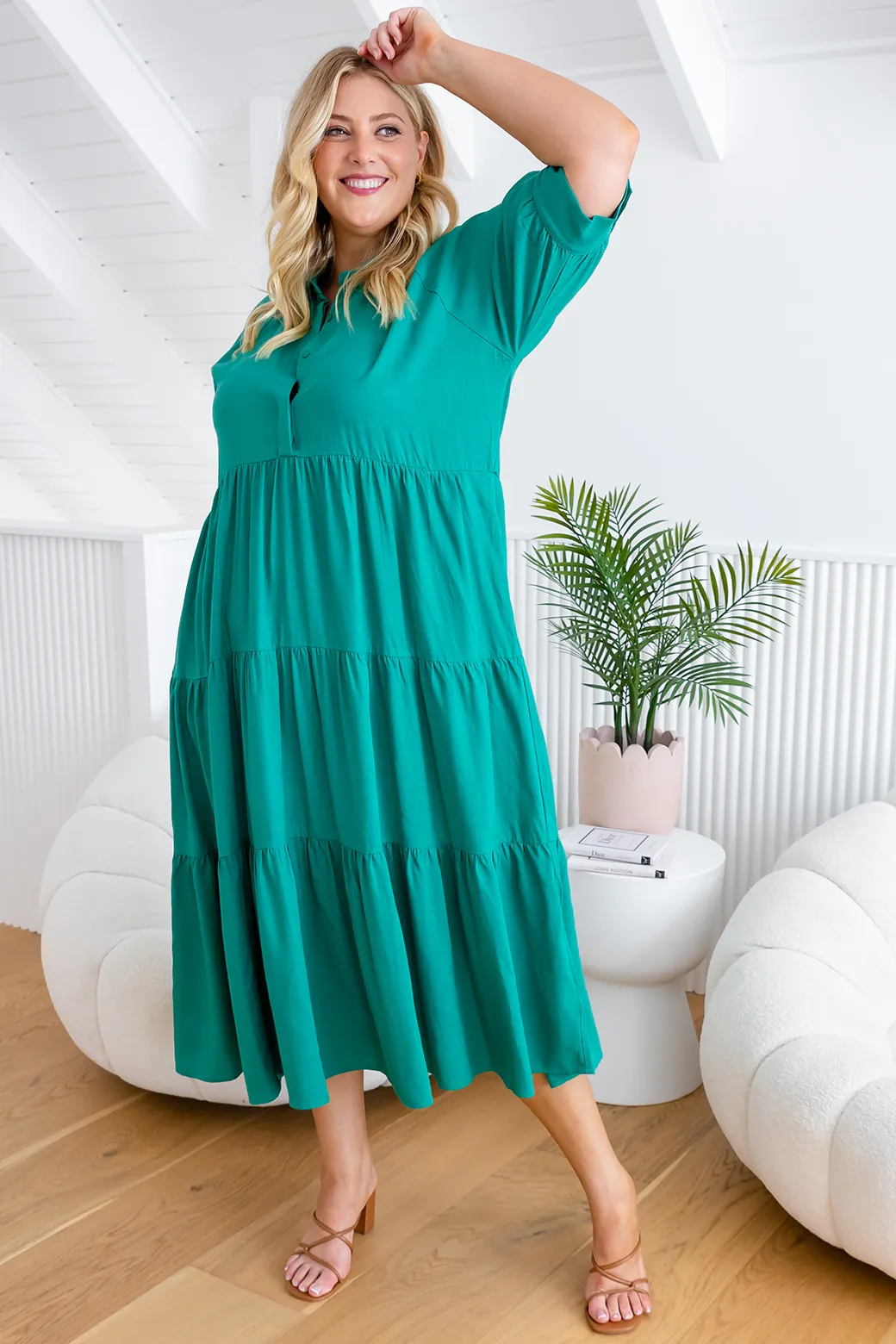 Loren Maxi Dress Green