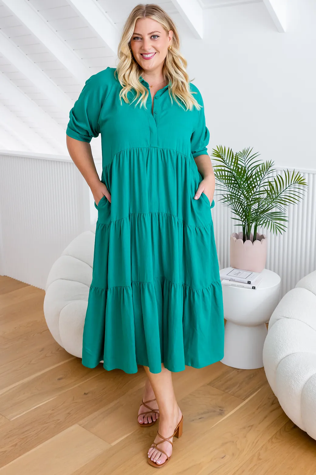 Loren Maxi Dress Green