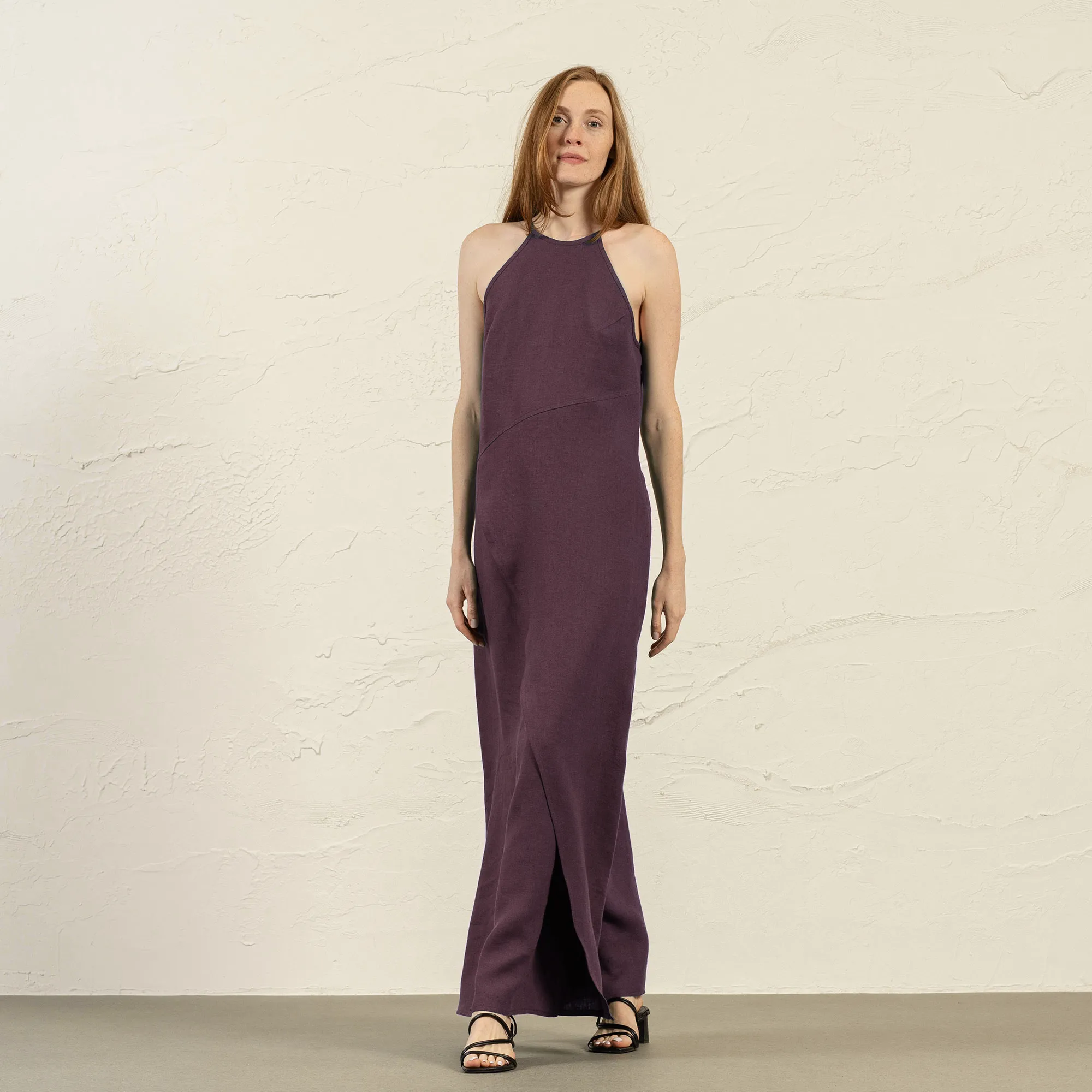 Maxi Halterneck Dress Luna