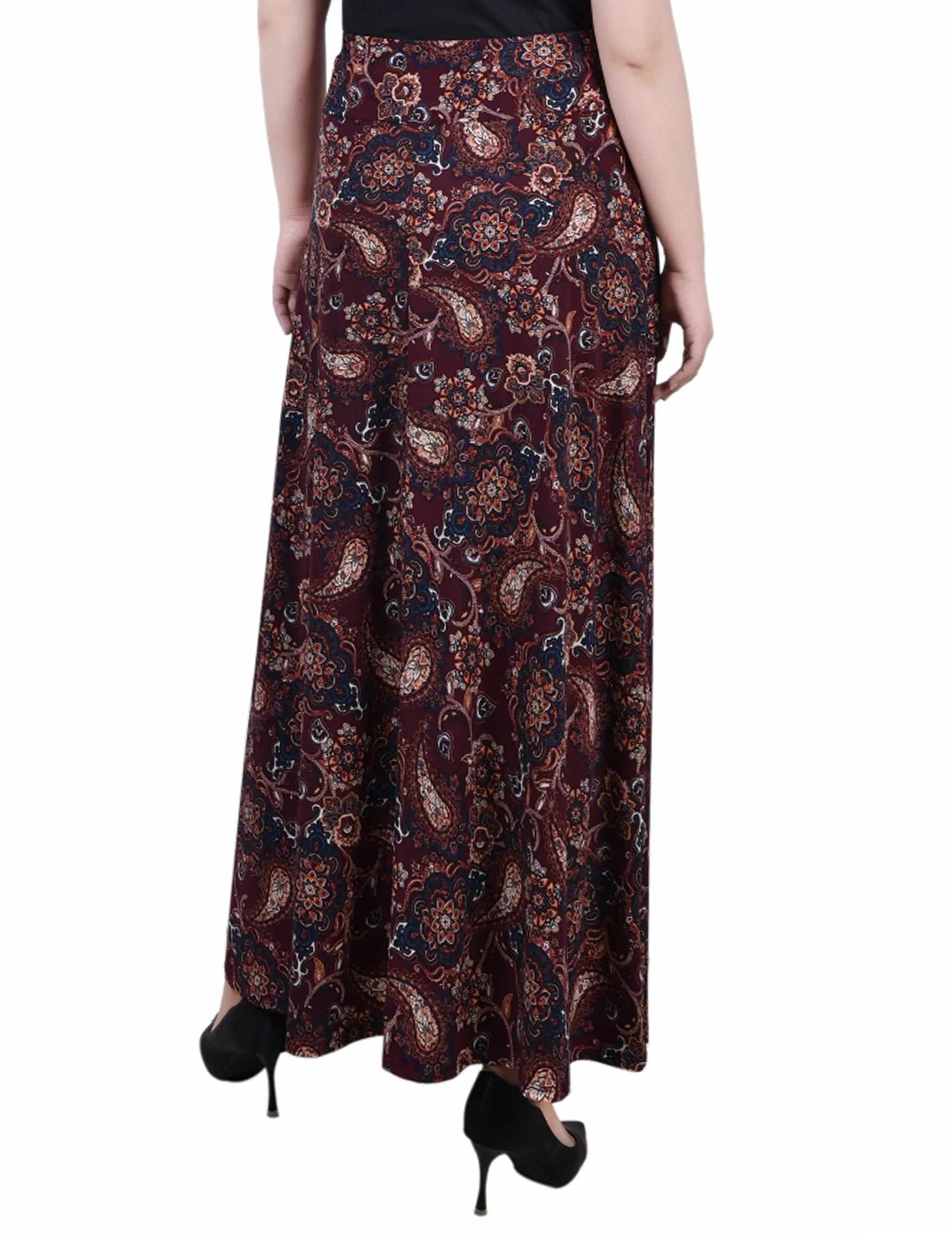 Maxi Skirt With Sash Waist Tie