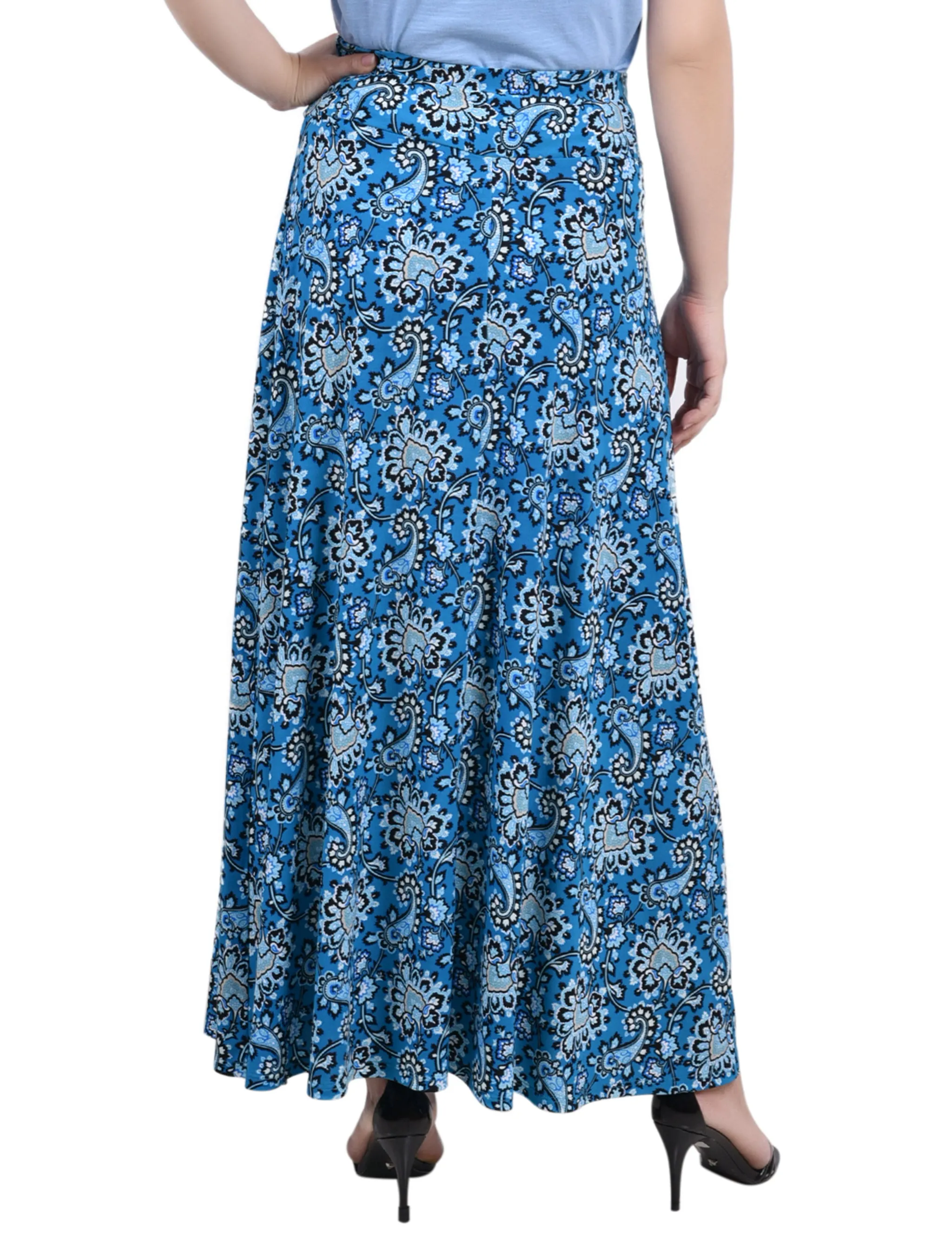 Maxi Skirt With Sash Waist Tie