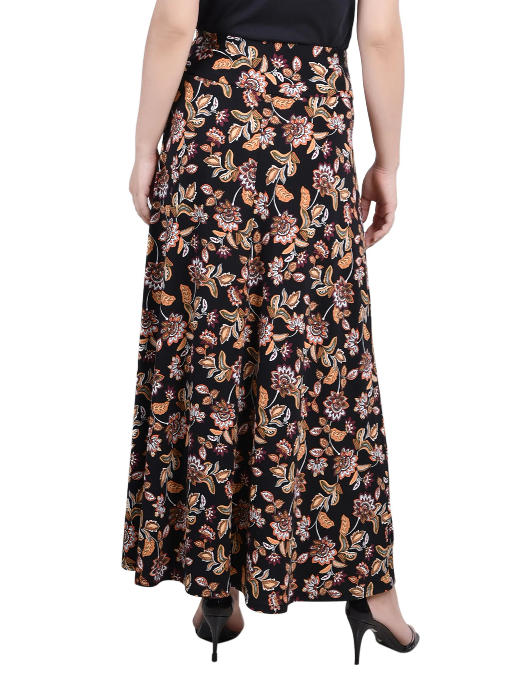 Maxi Skirt With Sash Waist Tie