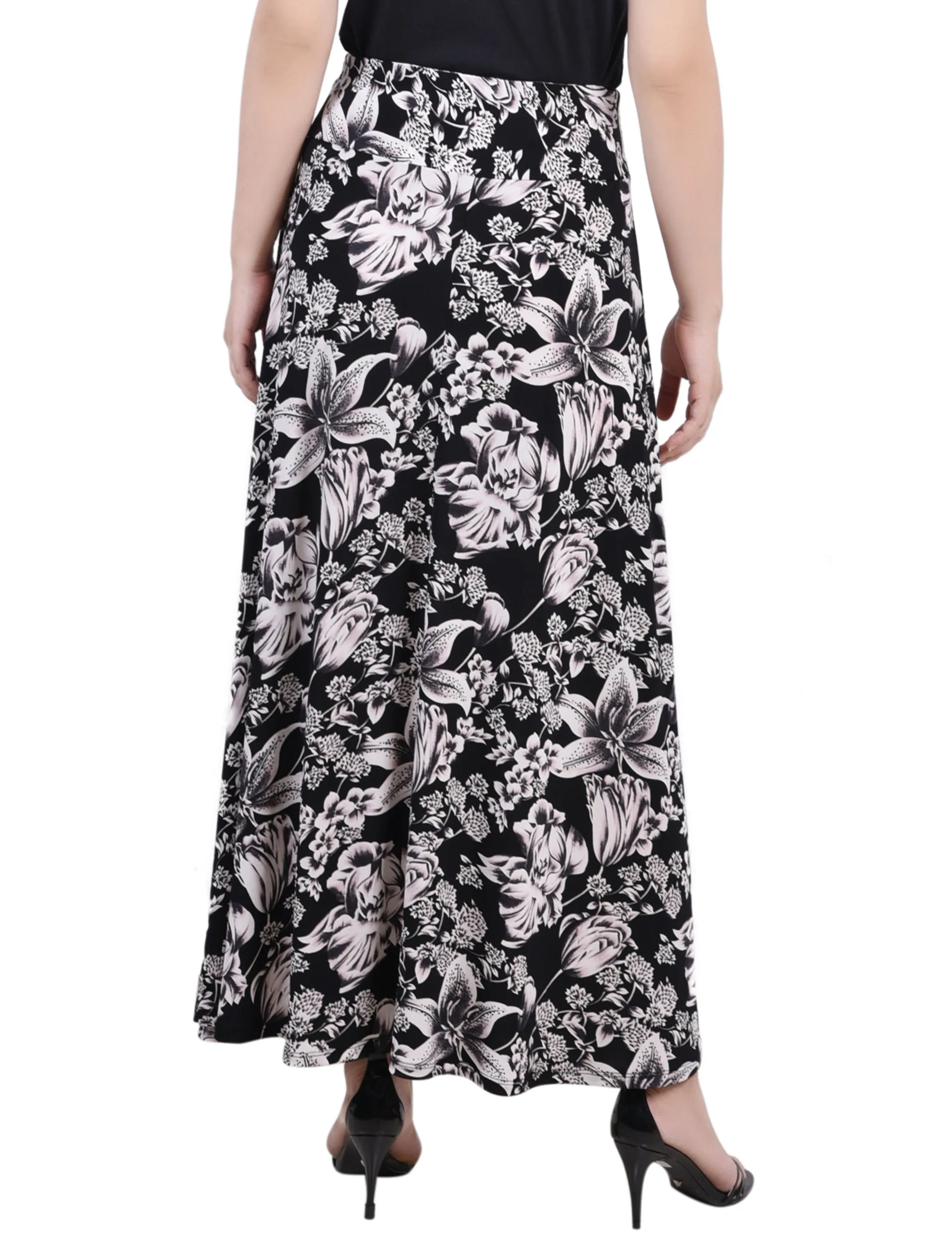 Maxi Skirt With Sash Waist Tie