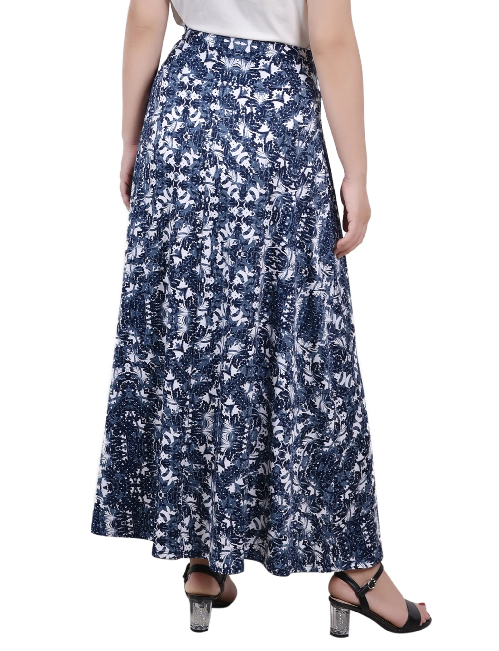 Maxi Skirt With Sash Waist Tie