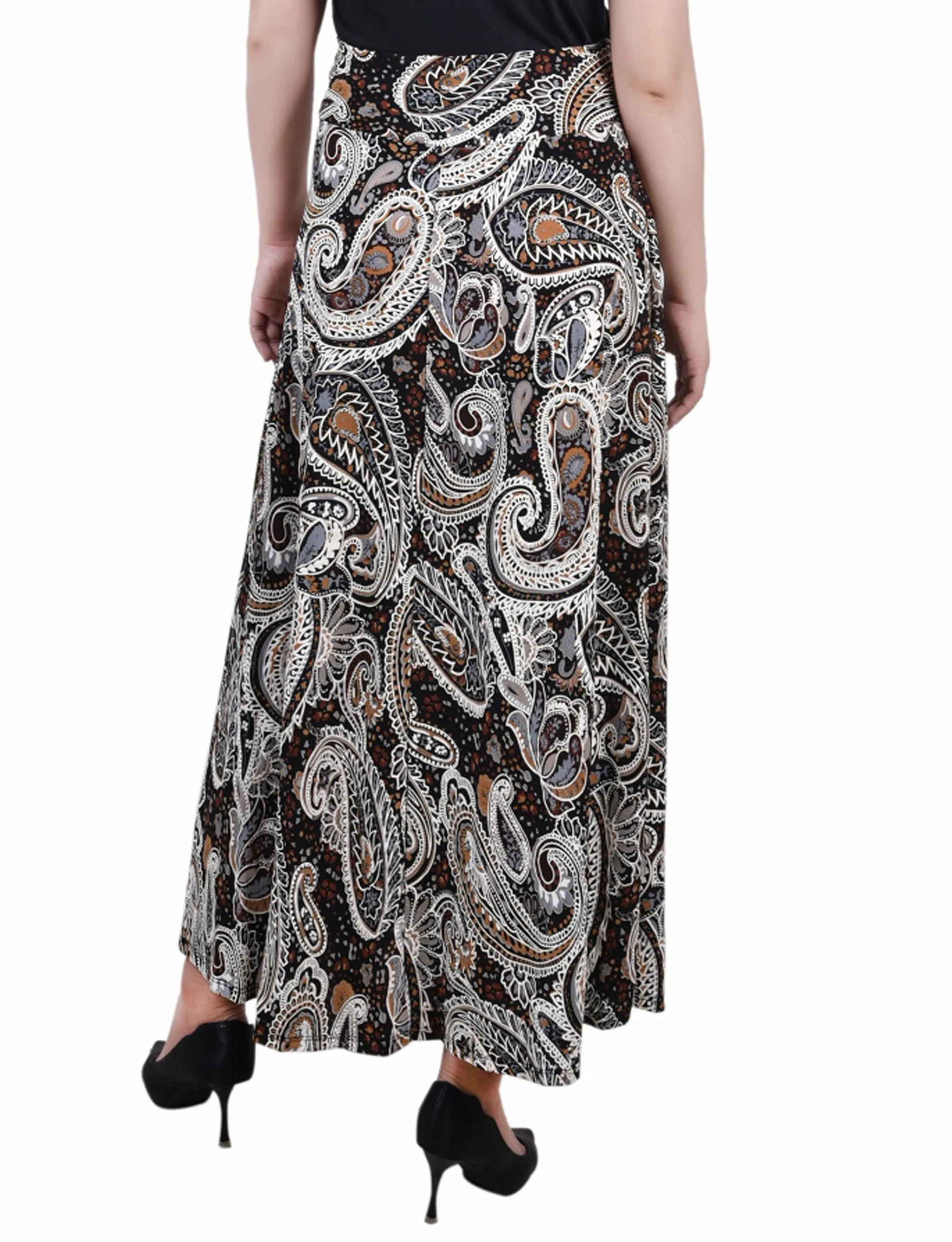 Maxi Skirt With Sash Waist Tie