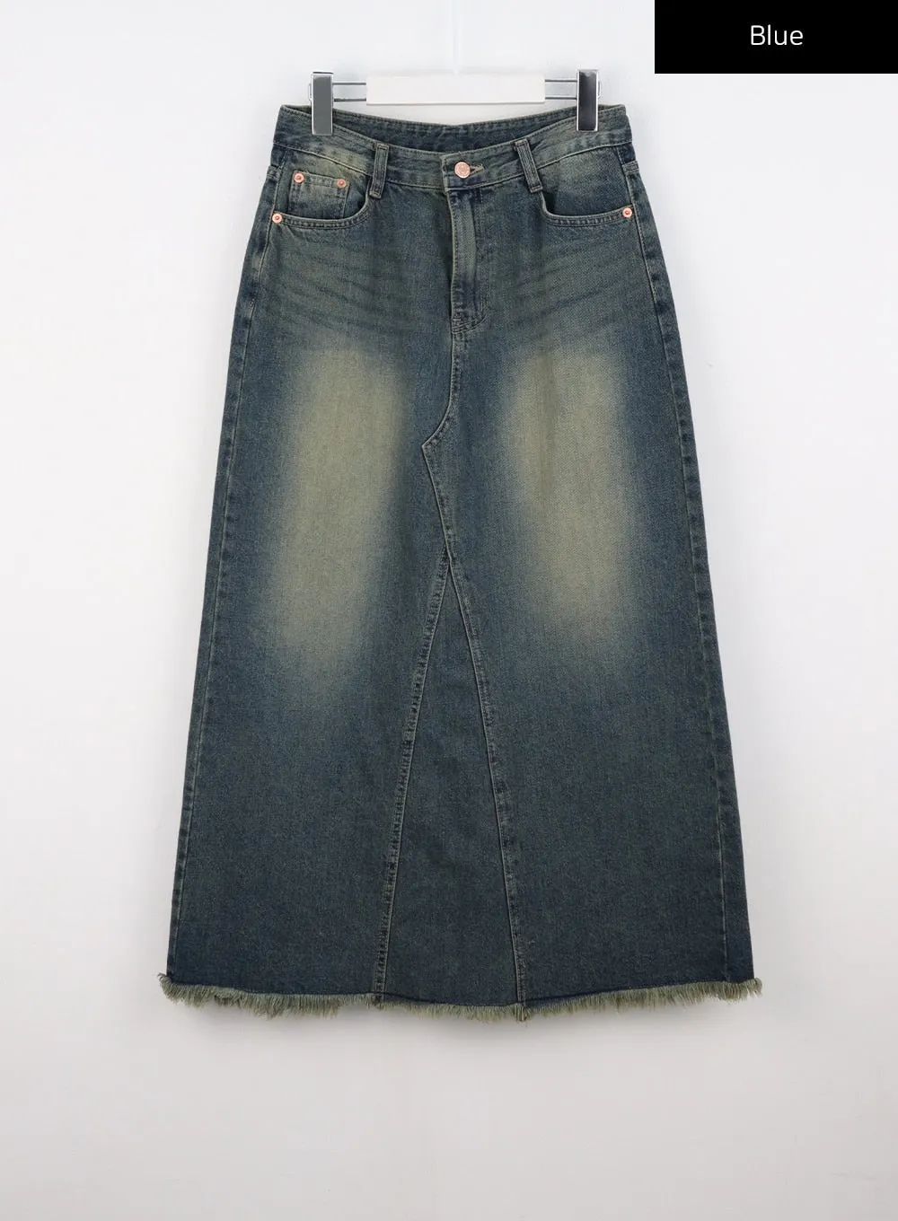 Maxi Wide Denim Skirt CS327