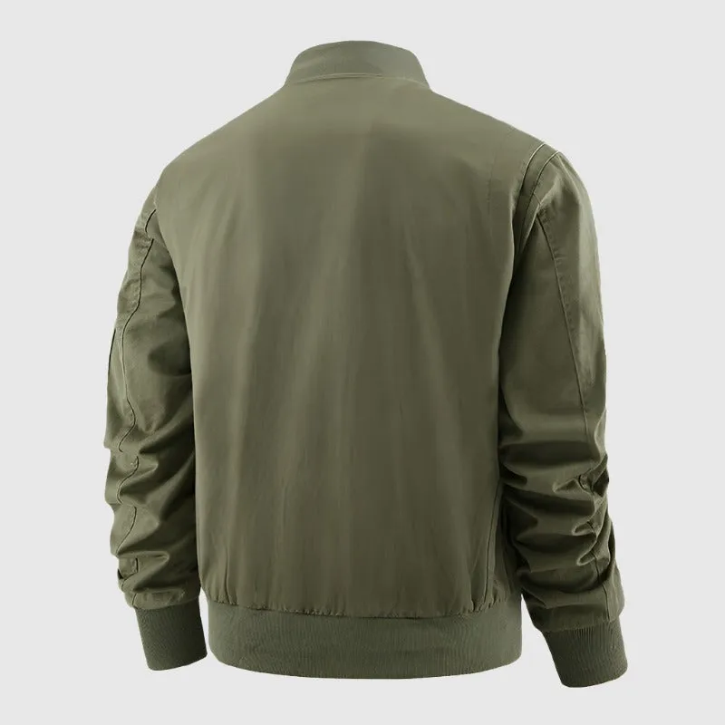 Men's Casual Outwear Zip-up Jacket