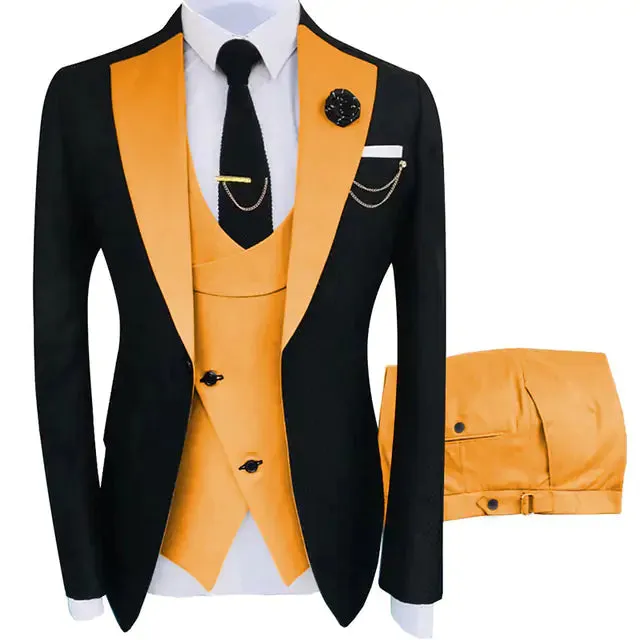 Men's Luxury 3-Piece Tuxedo Set