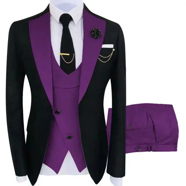 Men's Luxury 3-Piece Tuxedo Set