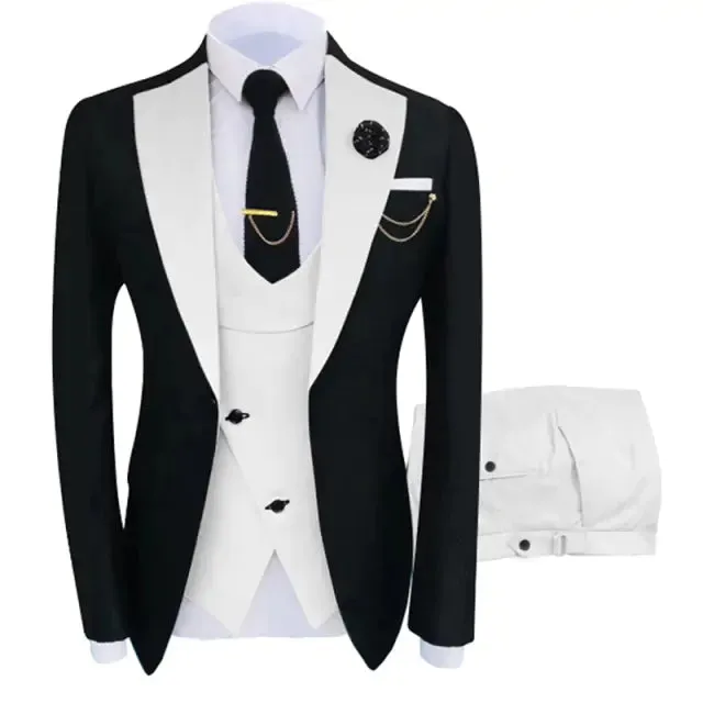 Men's Luxury 3-Piece Tuxedo Set