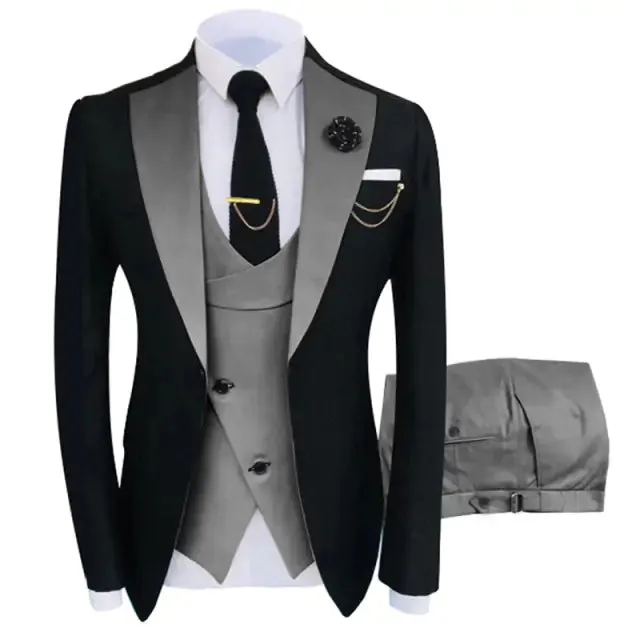 Men's Luxury 3-Piece Tuxedo Set