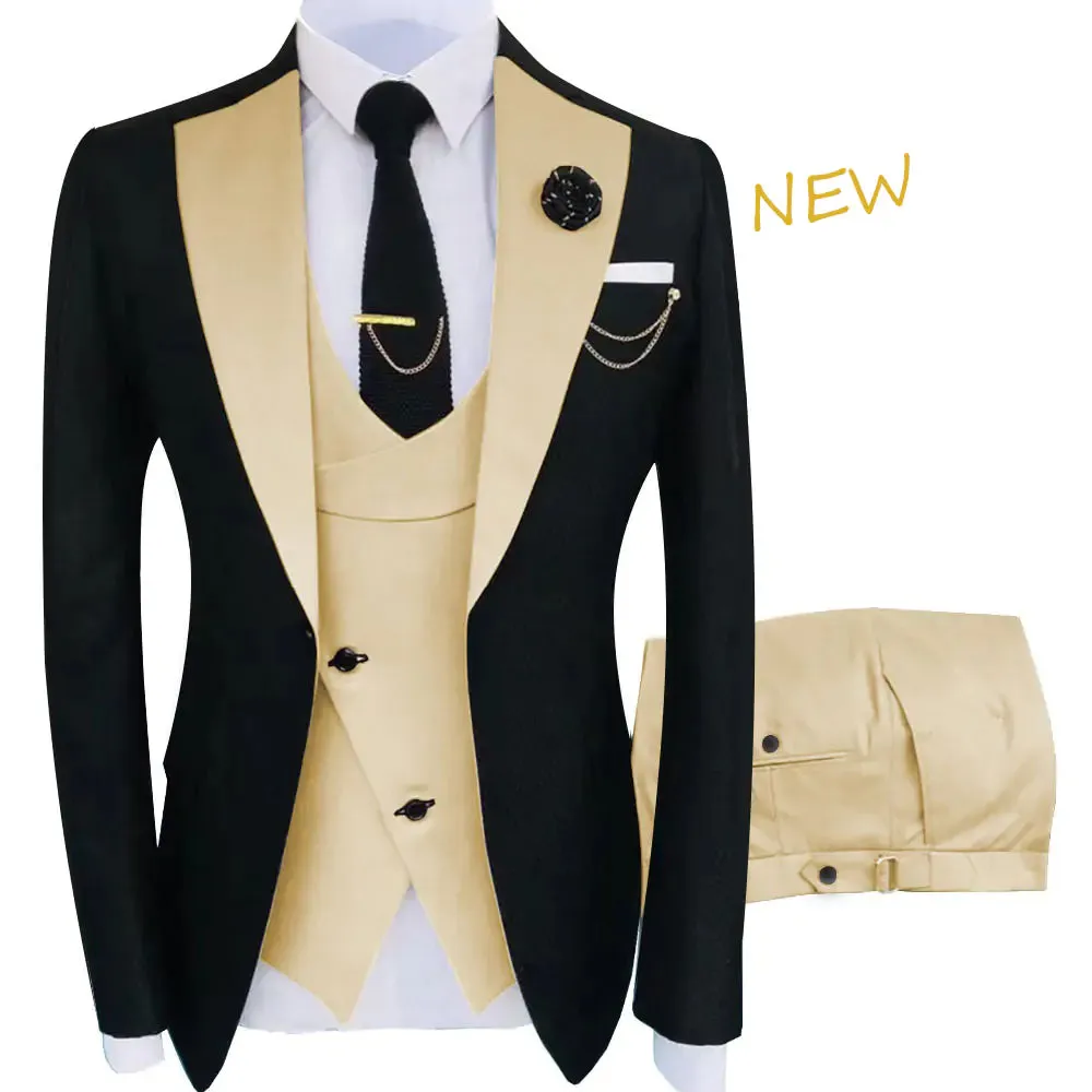 Men's Luxury 3-Piece Tuxedo Set