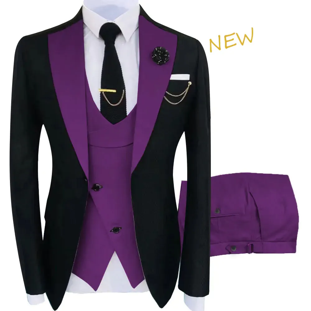 Men's Luxury 3-Piece Tuxedo Set