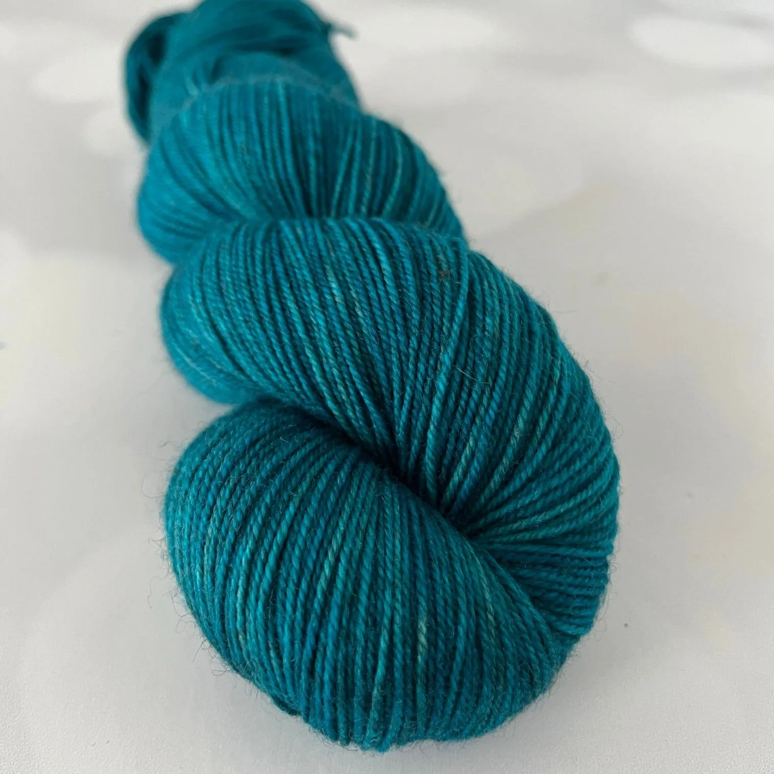 Mermaid’s Curse, Treasured Yak Toes Sock Yarn, teal turquoise yarn