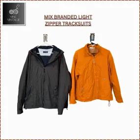 Mix Branded Light Zipper Tracksuits (Bundle 1) - 50 Pcs