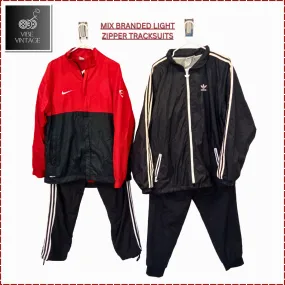 Mix Branded Light Zipper Tracksuits (Bundle 2) - 50 Pcs