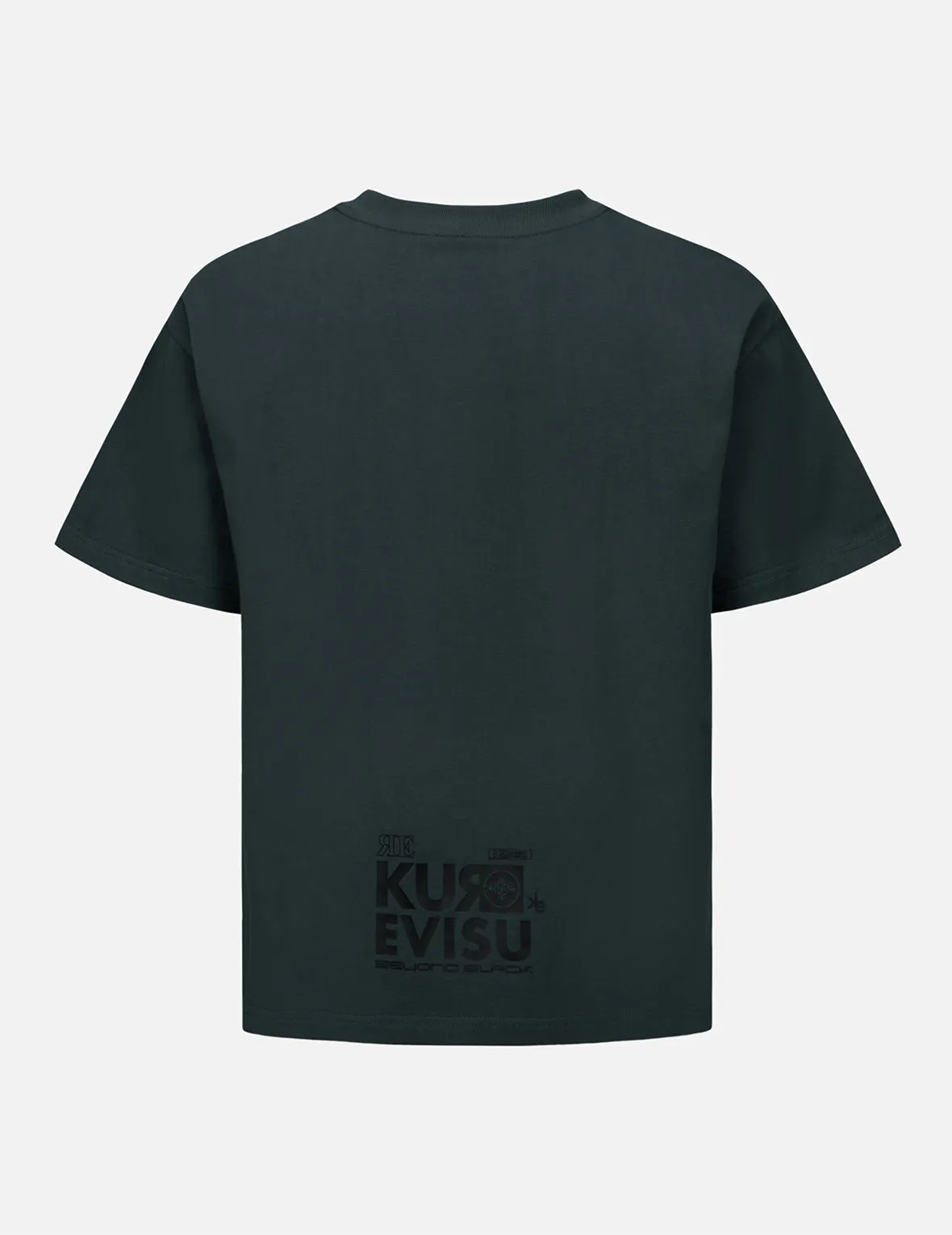 Mock-neck Logo T-Shirt