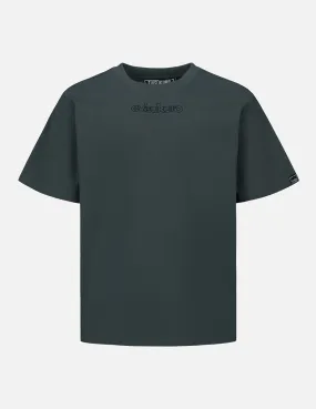 Mock-neck Logo T-Shirt