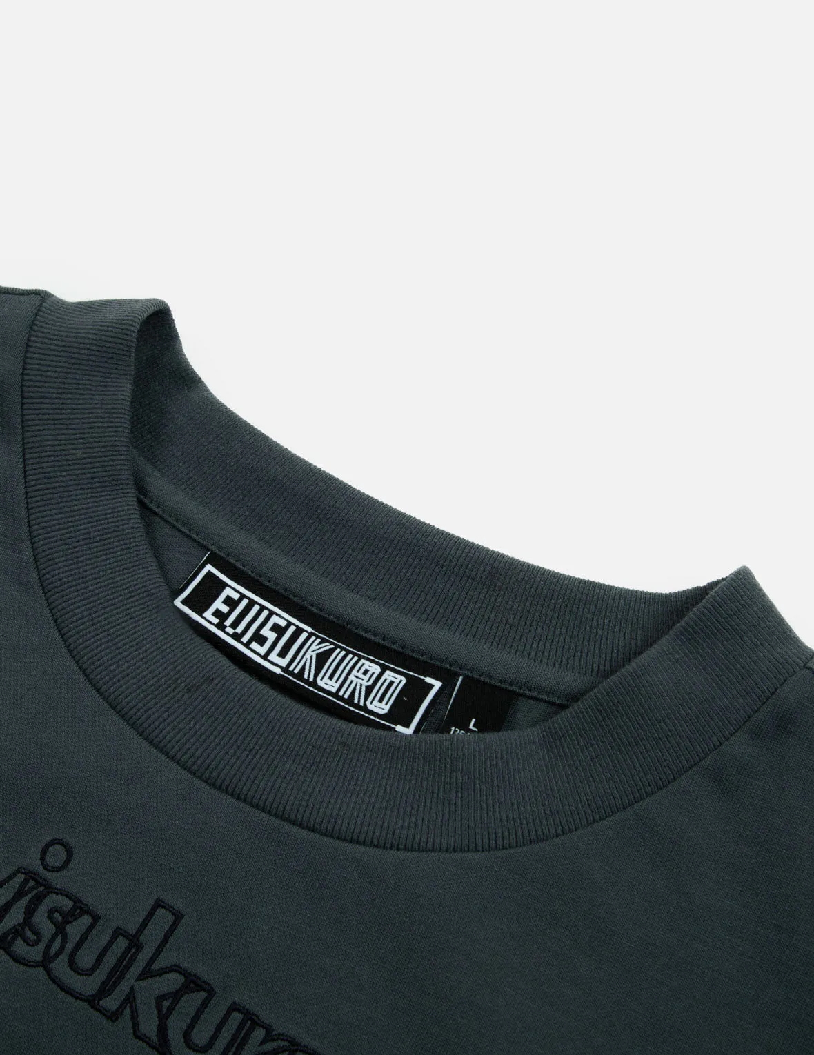 Mock-neck Logo T-Shirt