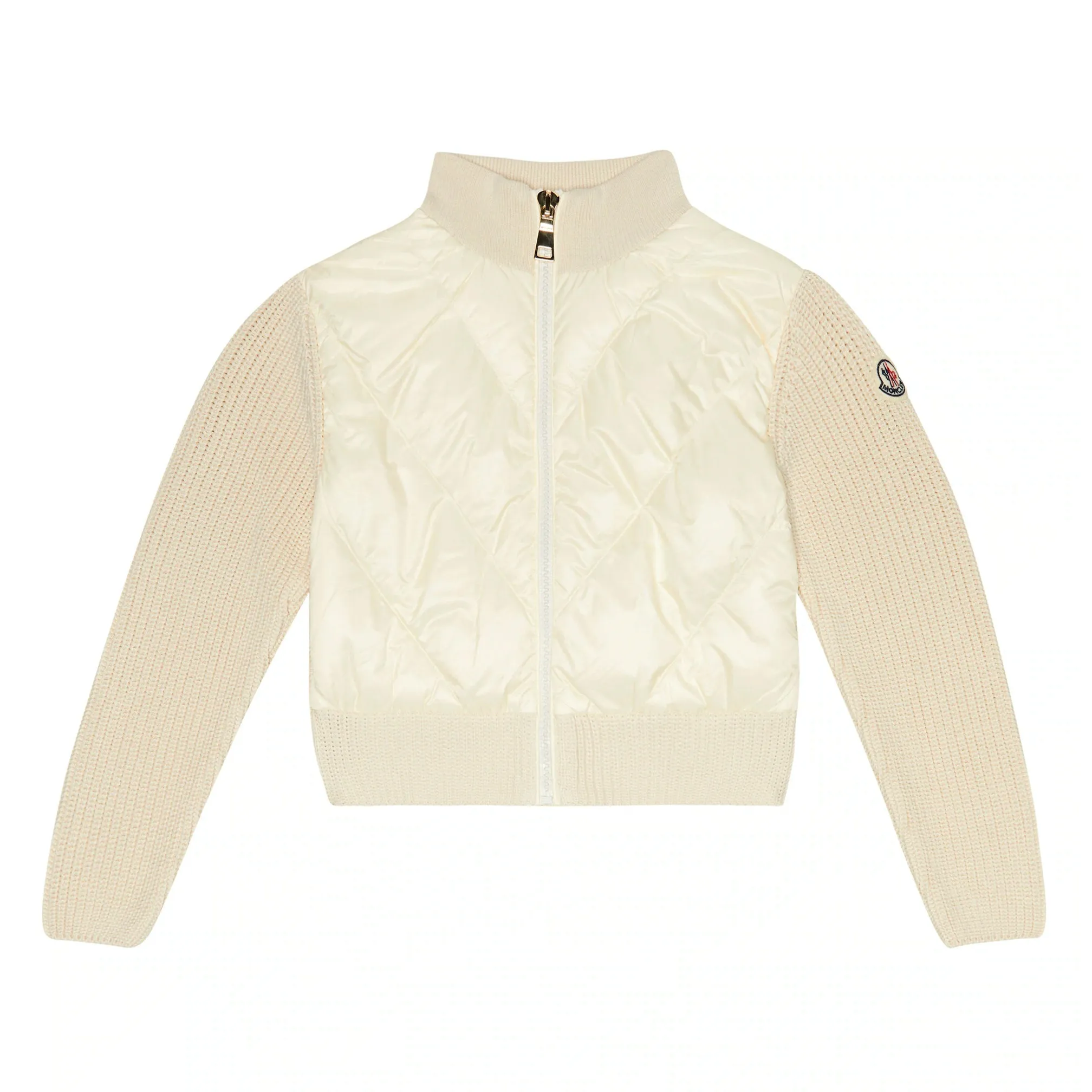 Moncler Beige Knit Cardigan