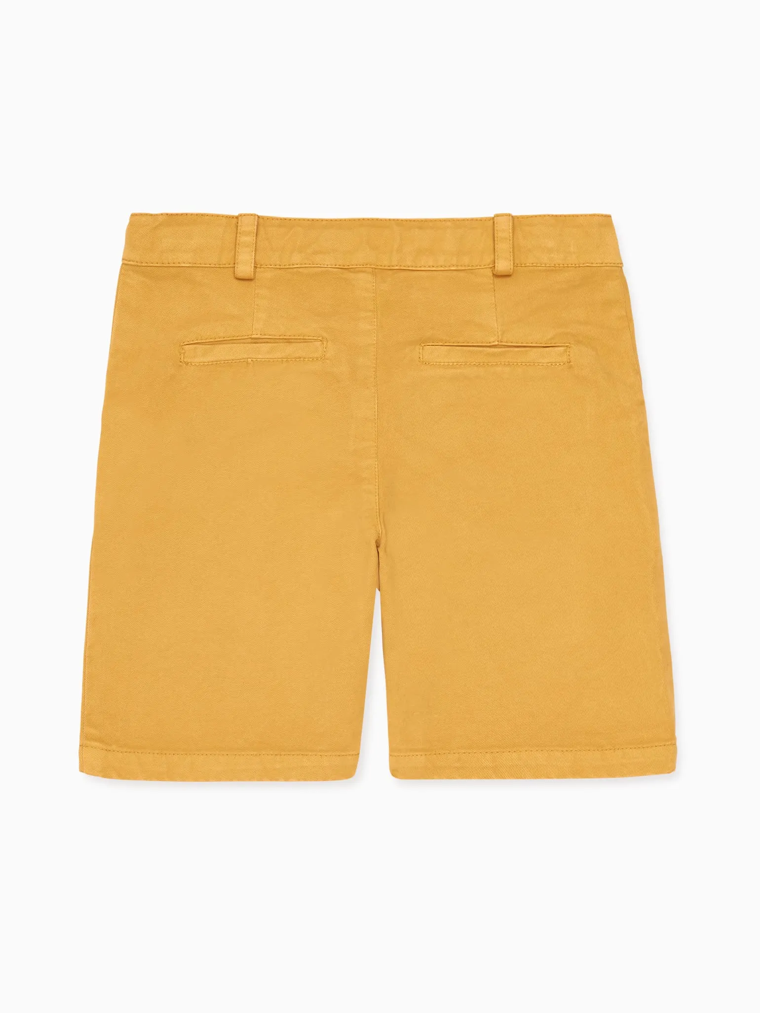 Mustard Romo Boy Cotton Shorts