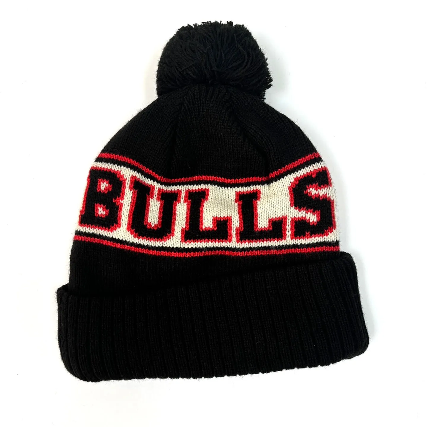 NEW ERA Chicago Bulls Retro Pom Knit Beanie