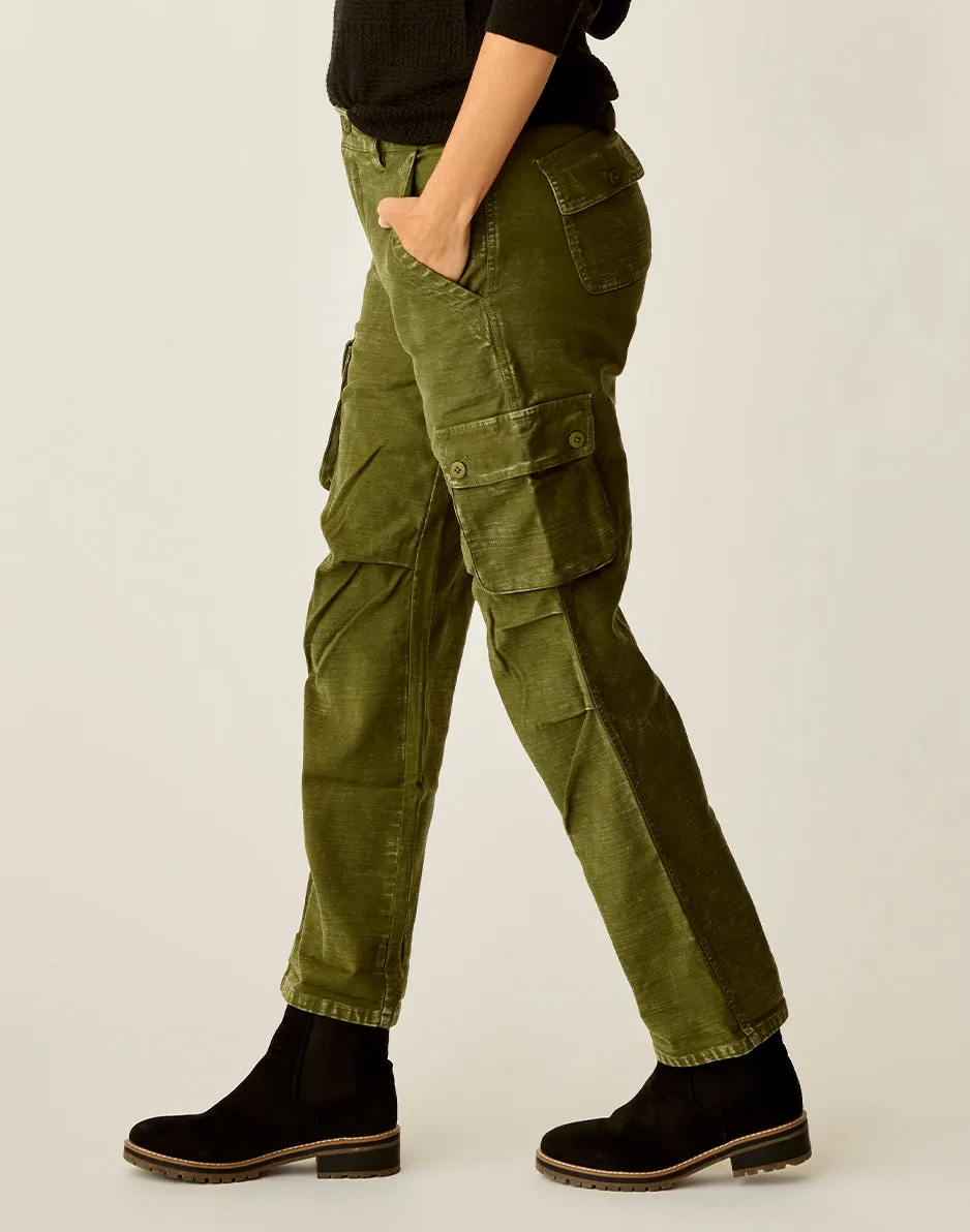 Nina Cargo Pant: Fir