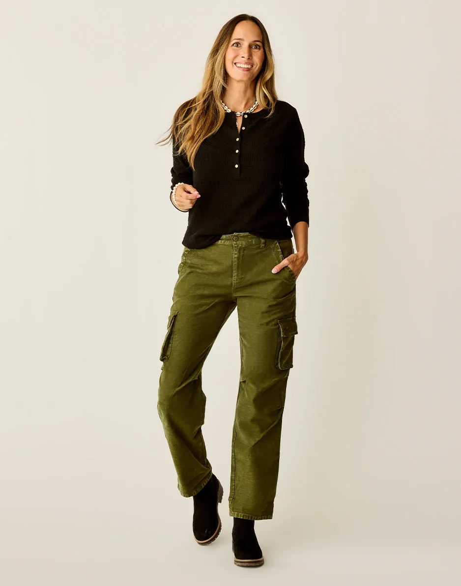 Nina Cargo Pant: Fir