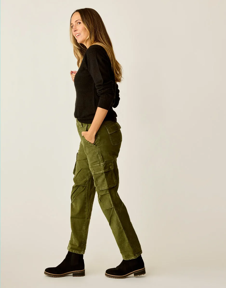 Nina Cargo Pant: Fir