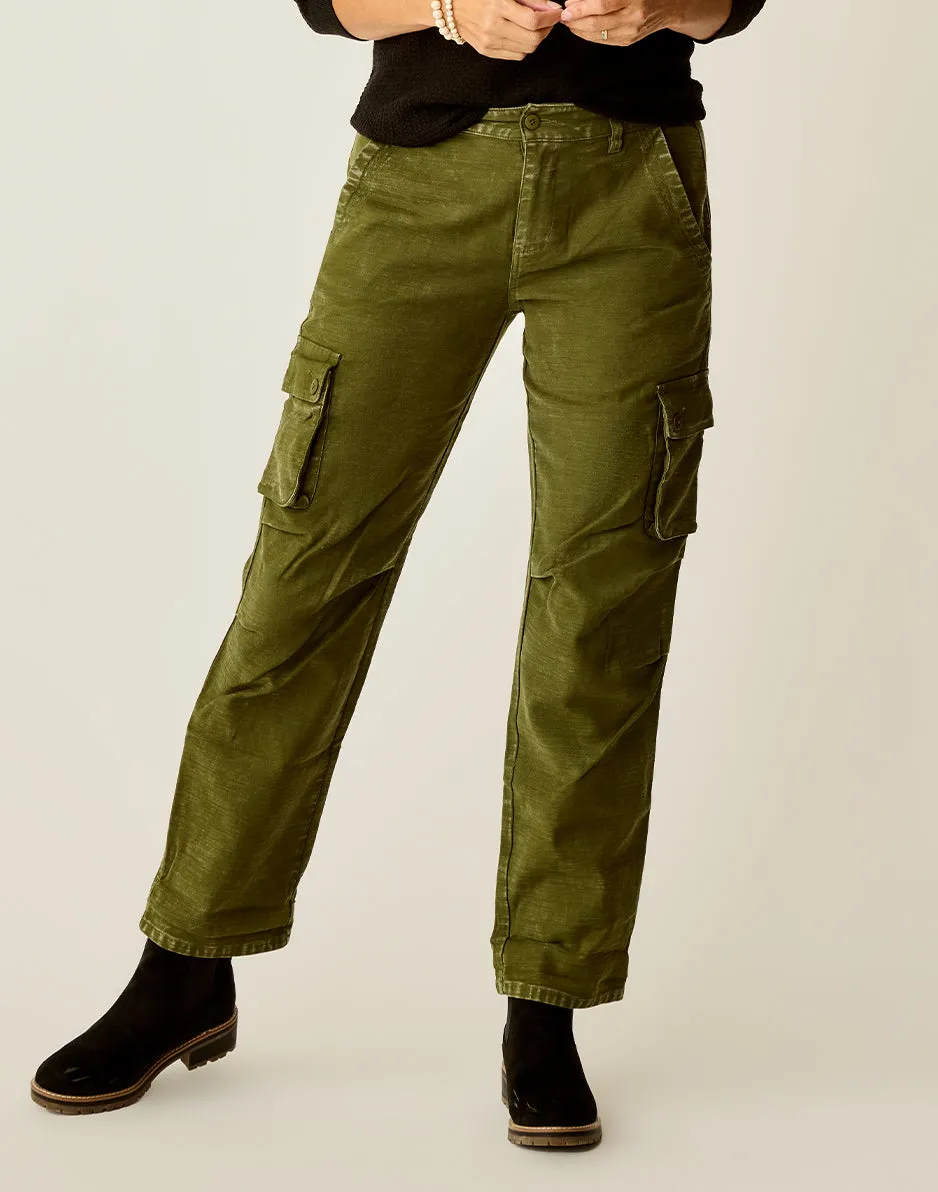 Nina Cargo Pant: Fir