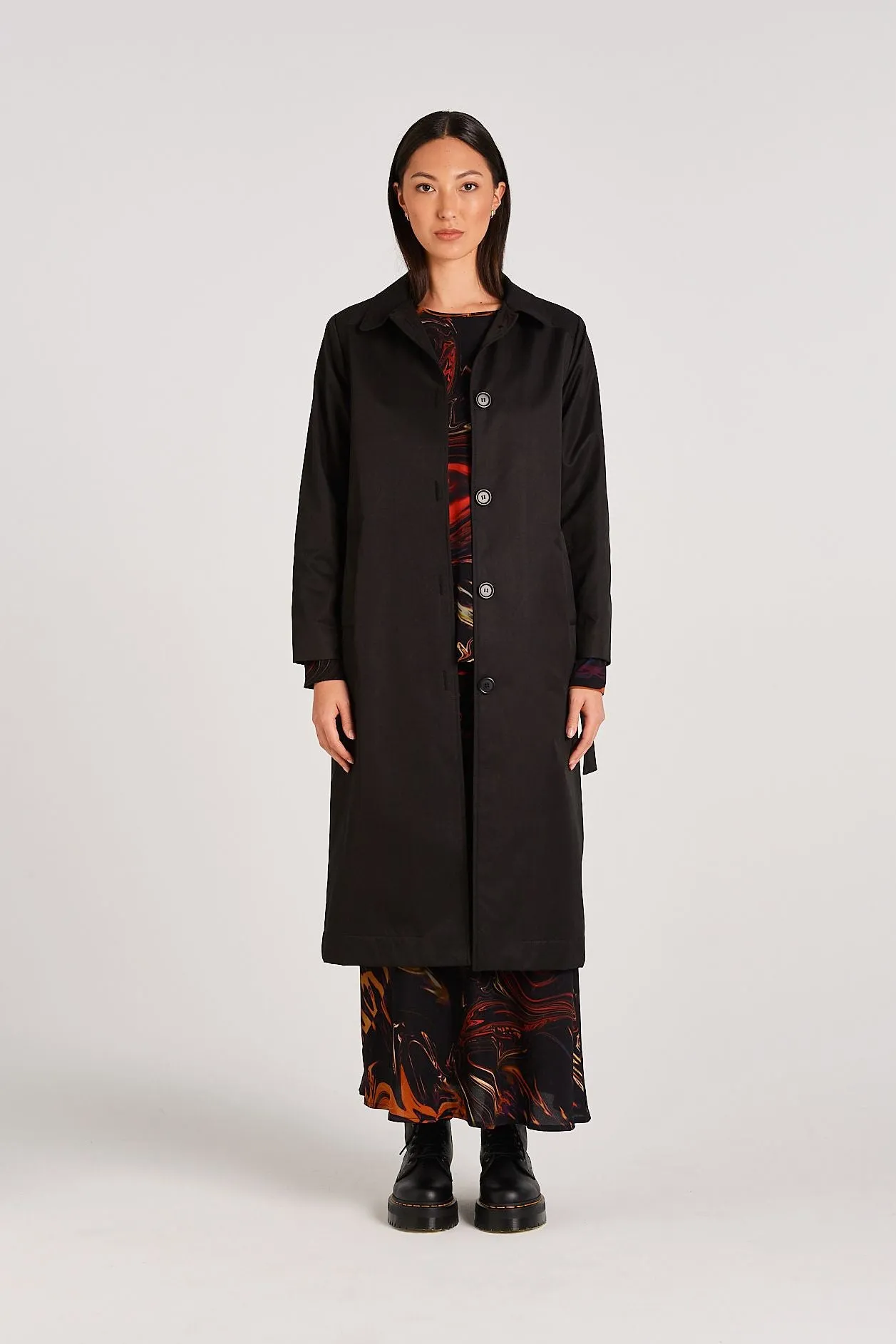 Nyne Ottie Trench - Black