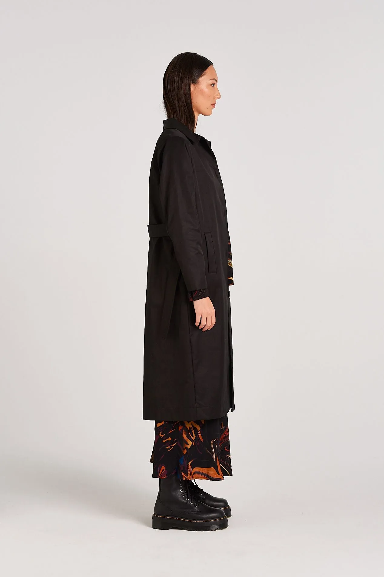 Nyne Ottie Trench - Black