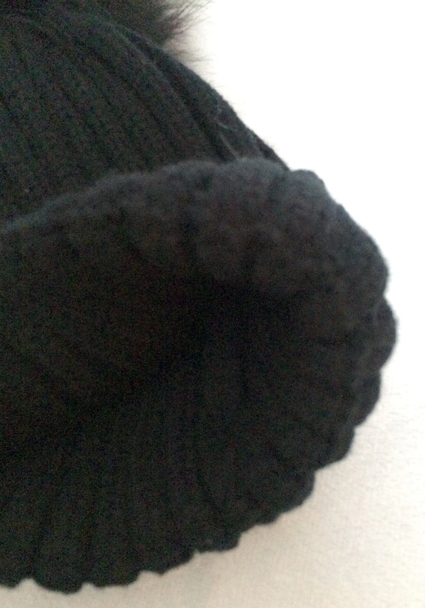 Original Black Natural Fur Pomkin Hat