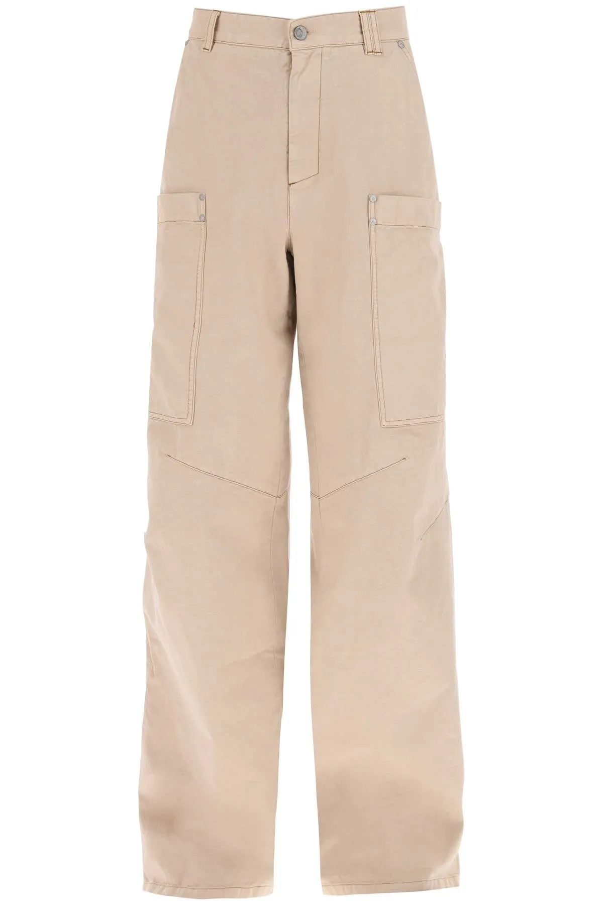 Palm Angels Cotton Cargo Pants