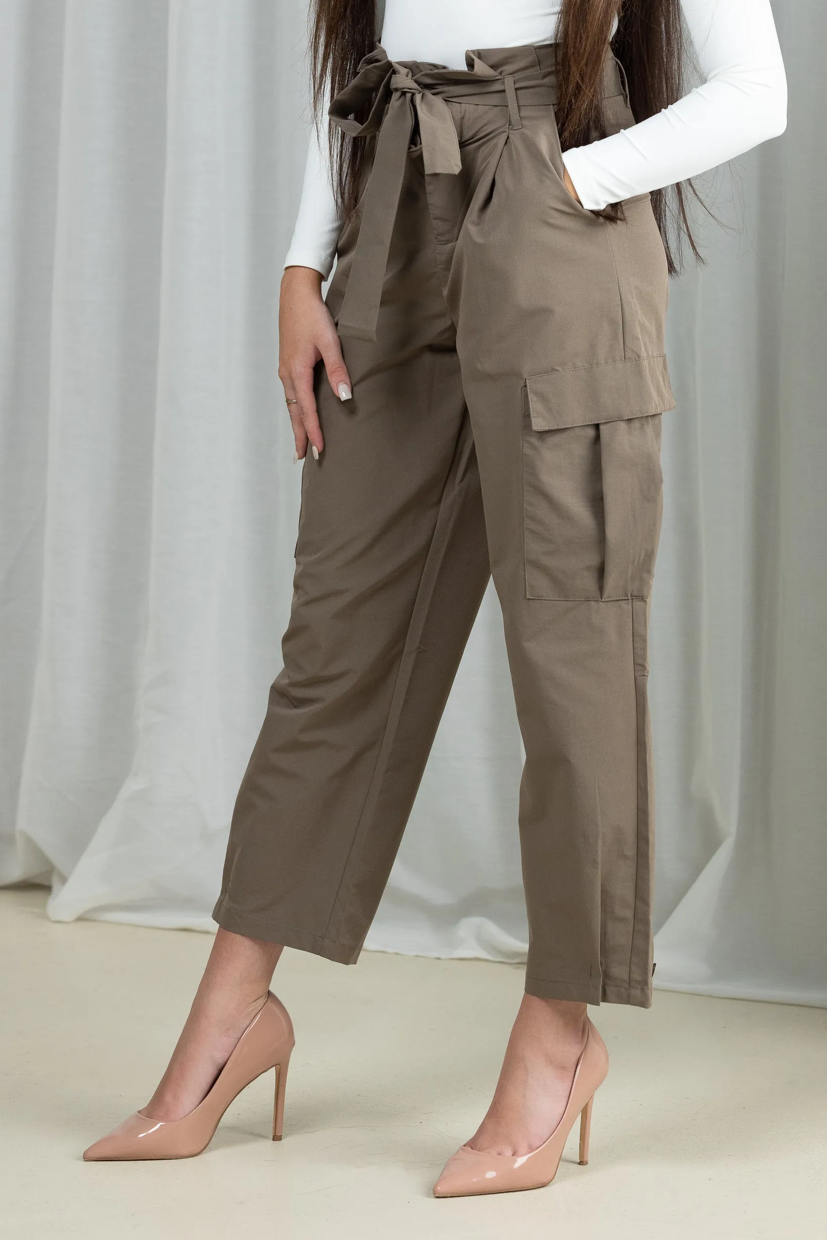 Paperbag Cargo Pants