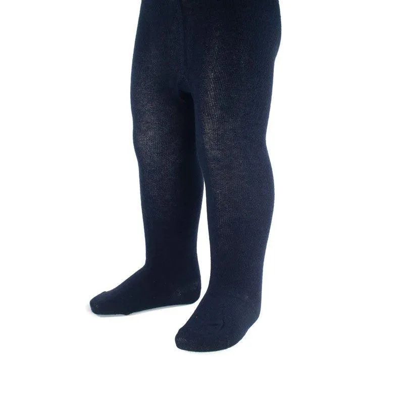 PLAIN NAVY COTTON TIGHTS (NB-12 YEARS)