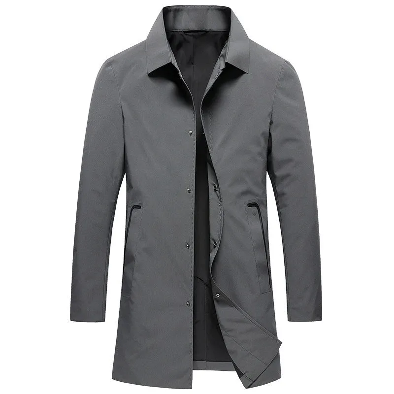 Pologize™ Mid-Length Trench Coat