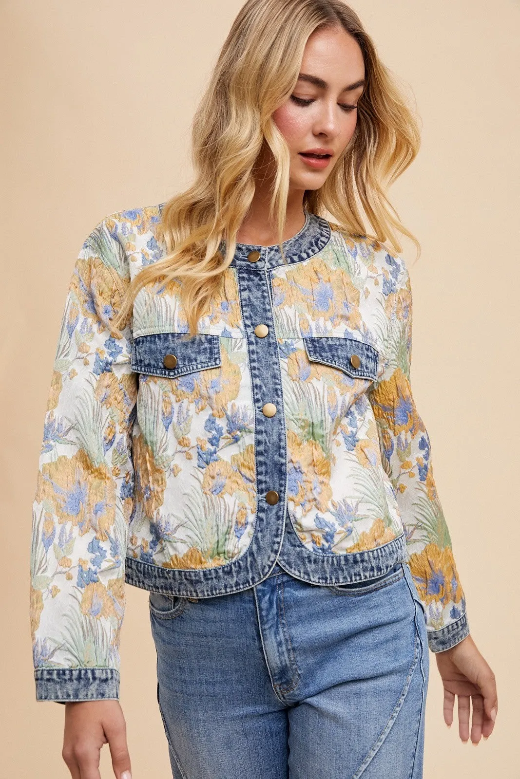 Pop Of Floral Jacket