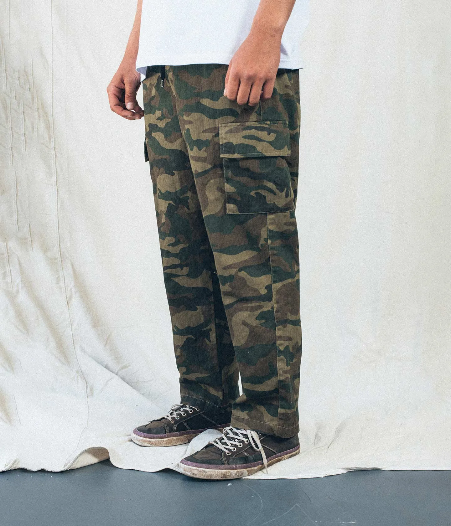 PRAYER CARGO PANT // WORN CAMO