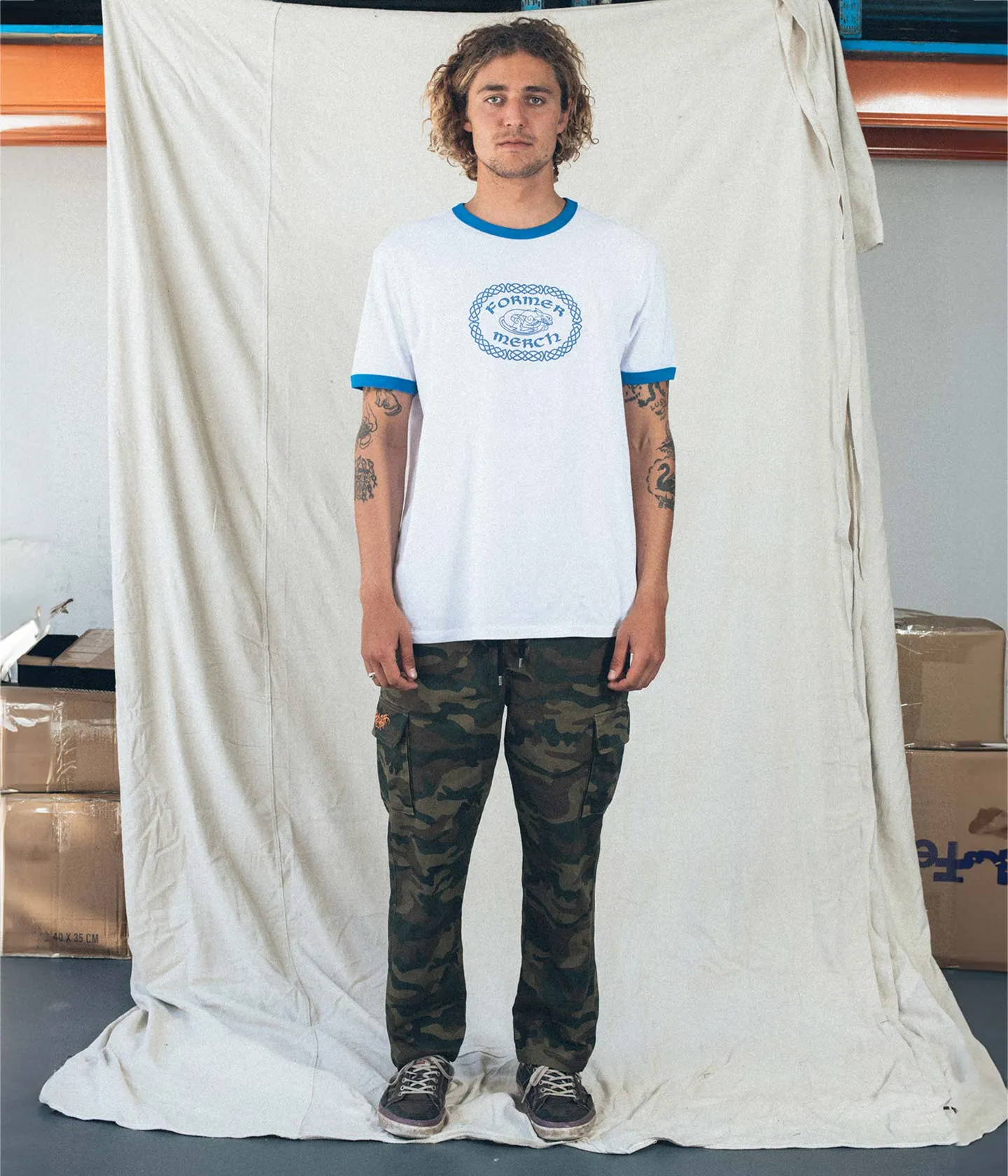 PRAYER CARGO PANT // WORN CAMO