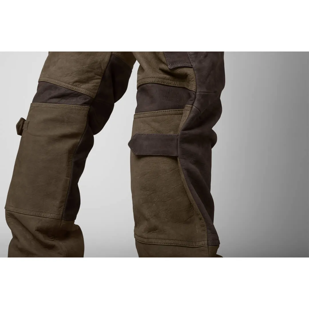 Pro Hunter Leather Trousers - Willow Green by Harkila