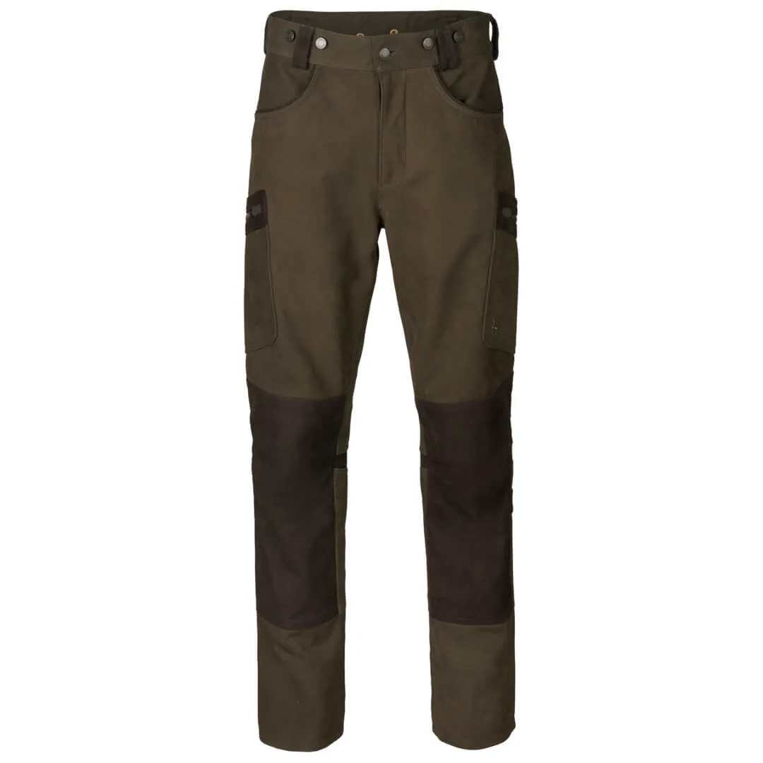 Pro Hunter Leather Trousers - Willow Green by Harkila