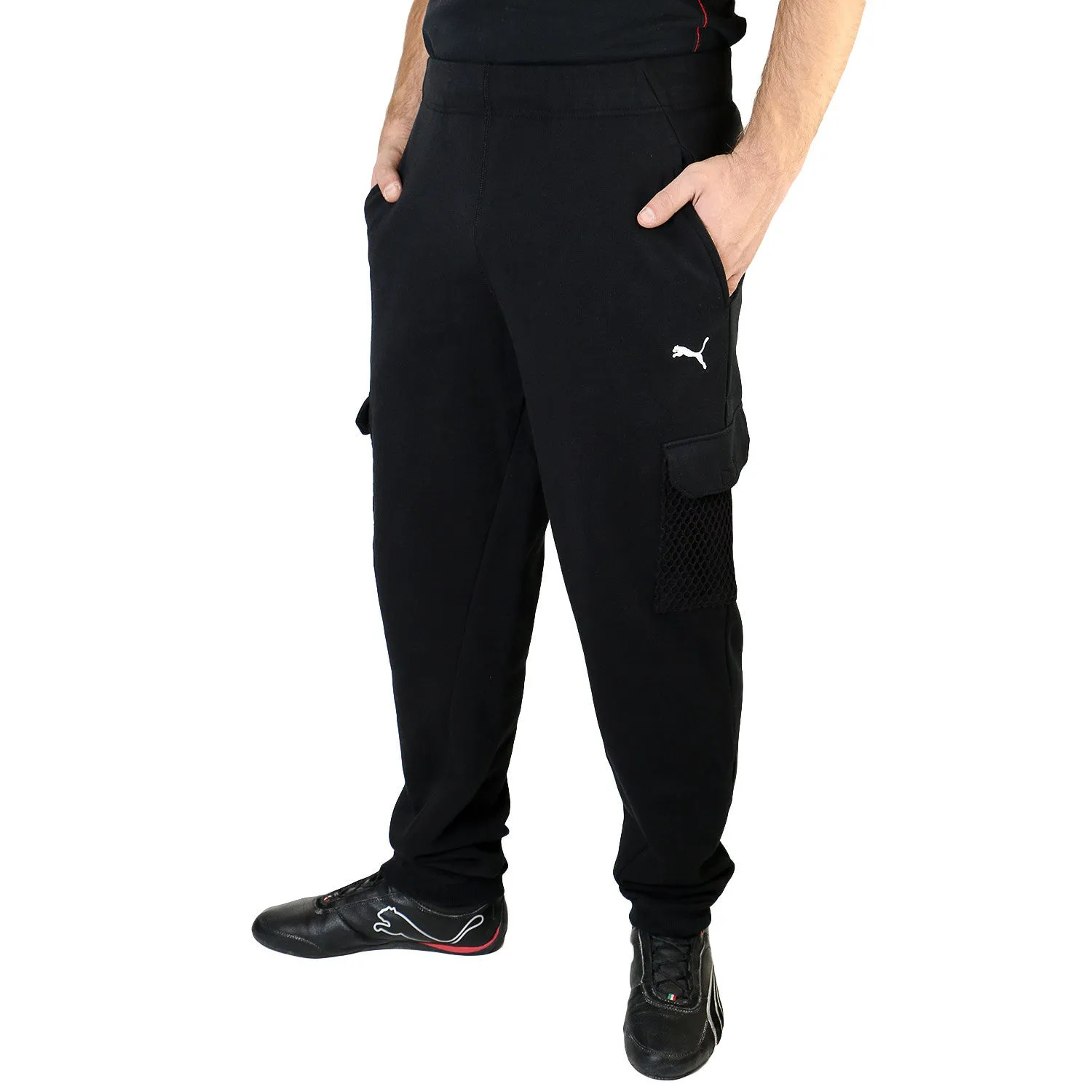 Puma Mesh Cargo Sweat Pant - Medium Grey Heather - Mens