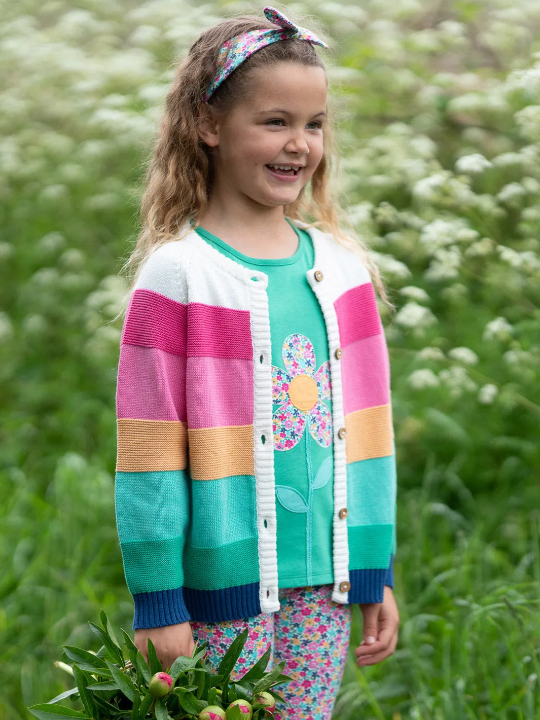 Rainbow cardi