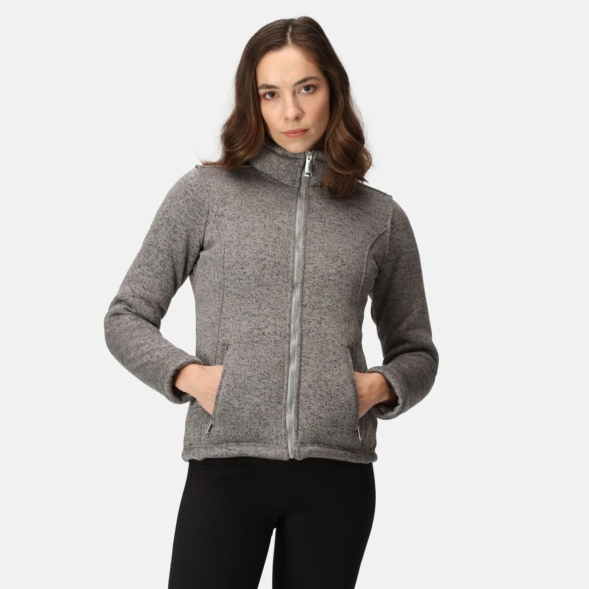 Regatta Razia II Womens Knit Heavyweight Warm Full Zip Fleece Jacket