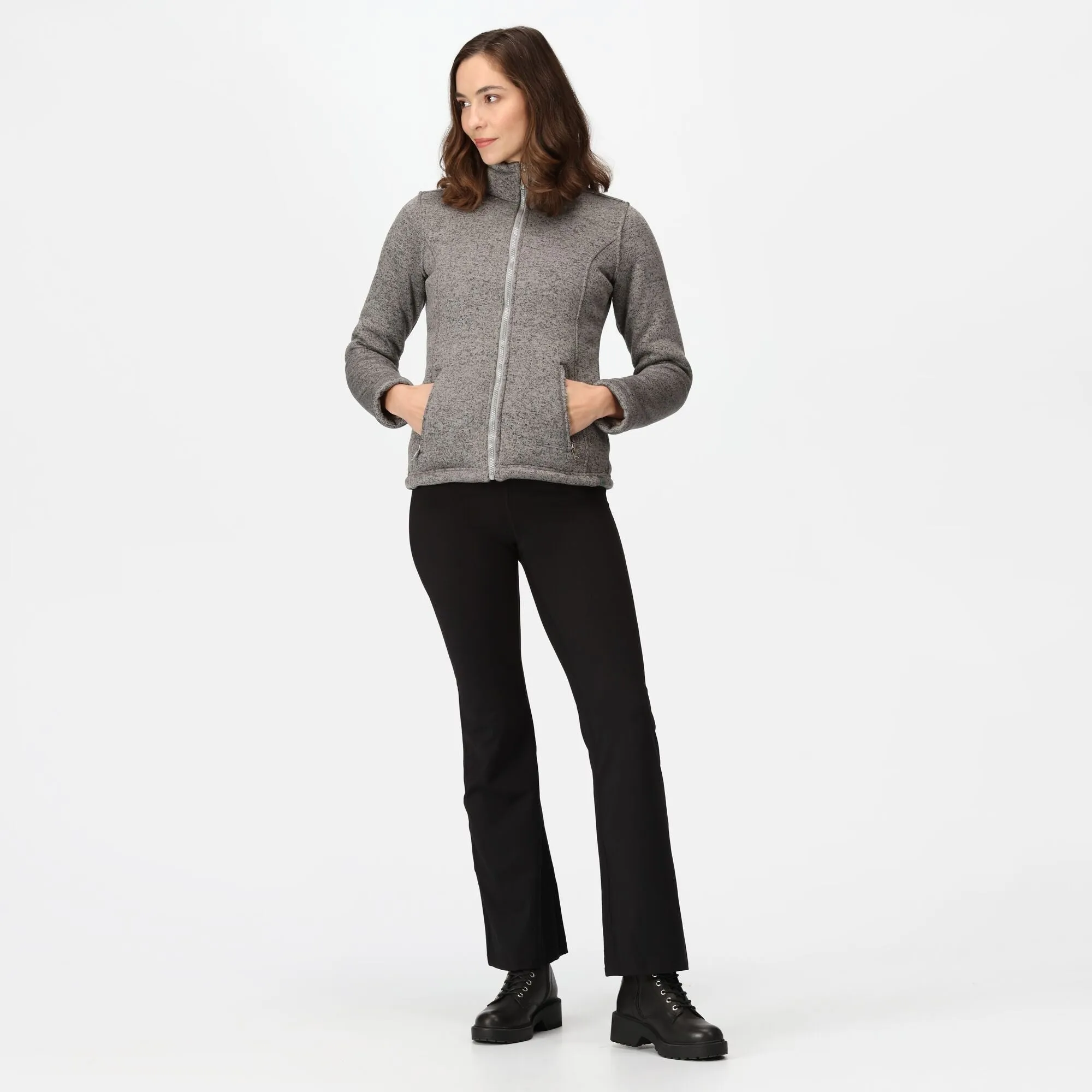 Regatta Razia II Womens Knit Heavyweight Warm Full Zip Fleece Jacket