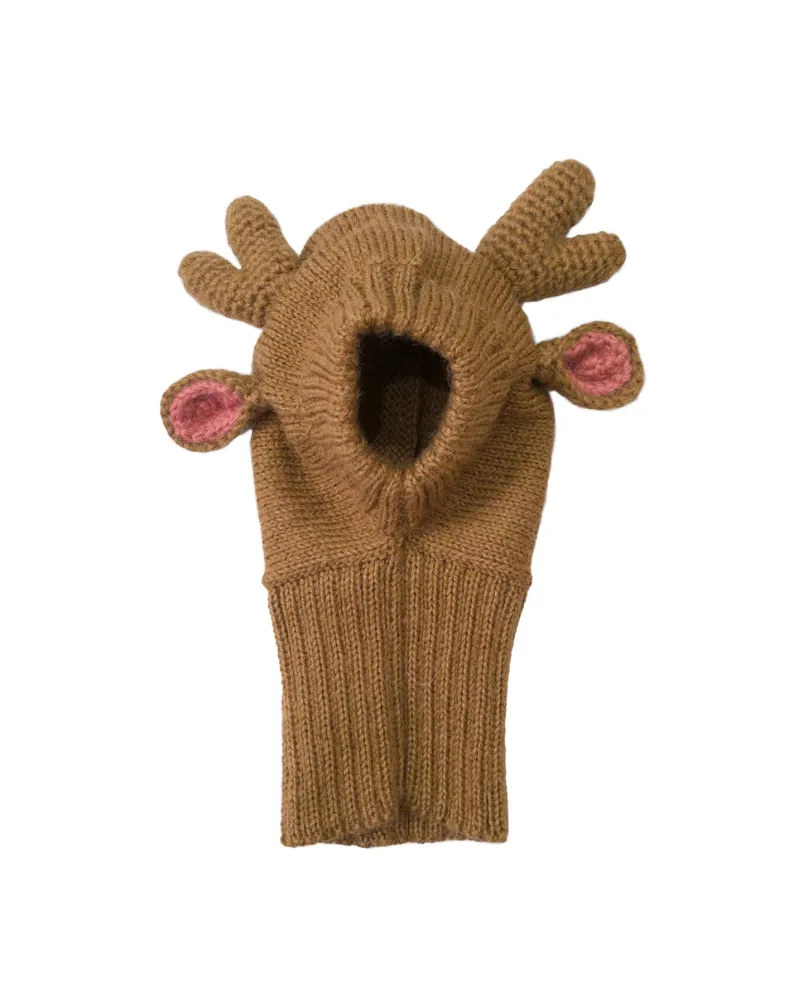 Reindeer Christmas Knit Hat for Dogs