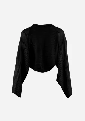 Ribbed Knit Bolero Cardigan