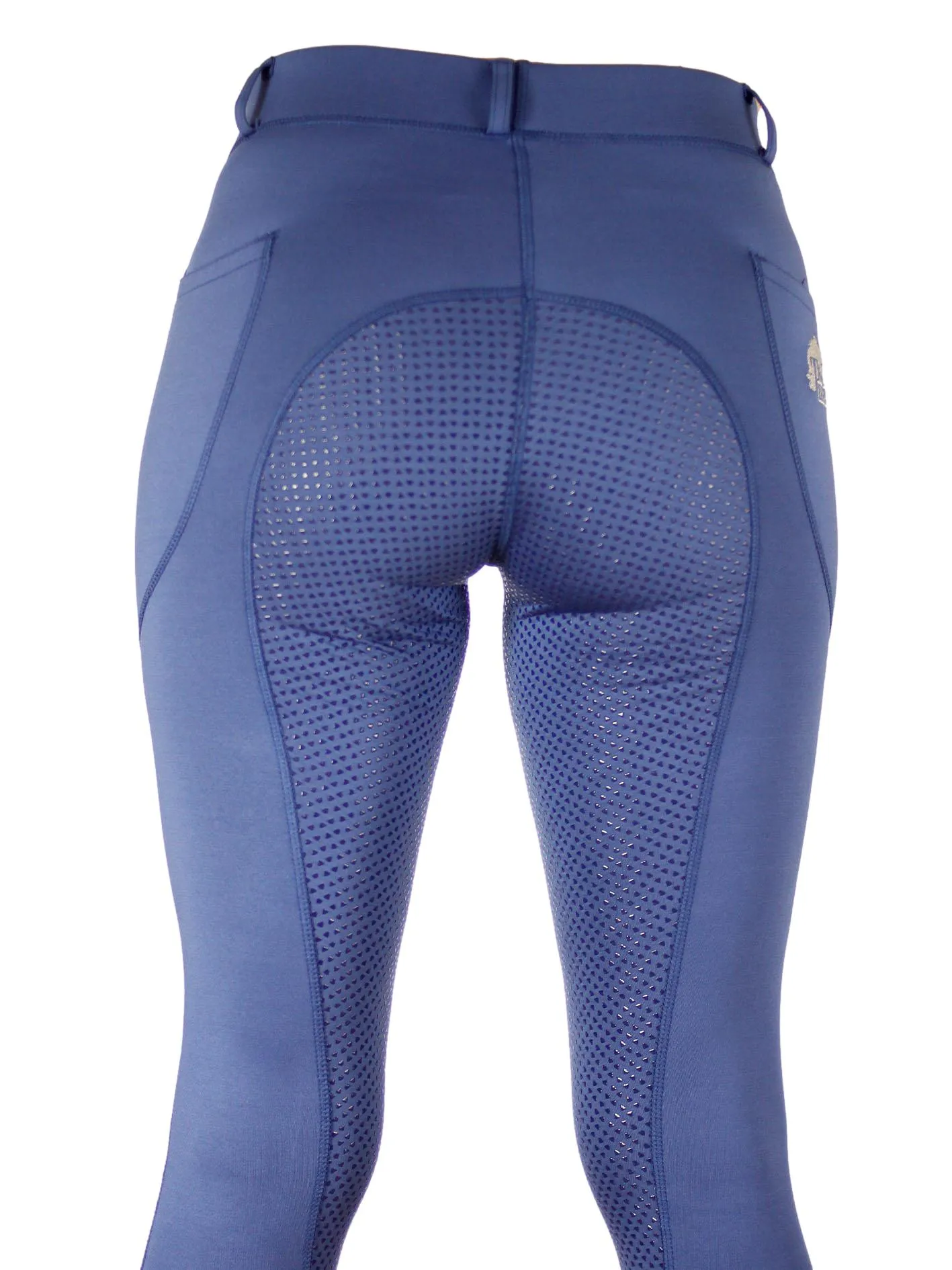 Riding tights in Dutch Blue - With or Without Silicone Seat