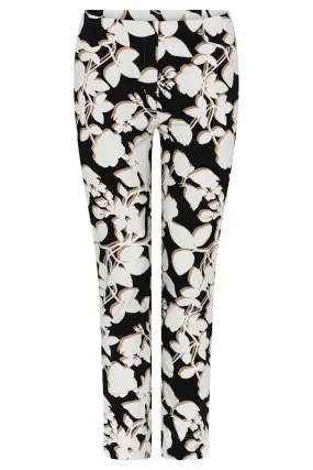 Robell Rose Trousers in Graphic Floral